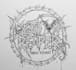 hand draw a chaotic thrash metal logo