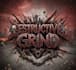 create a destructive grind metal band logo
