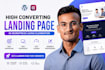 design a responsive wordpress landing page using elementor