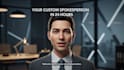 create a custom ai avatar spokesperson video