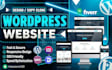 build a professional and responsive wordpress website