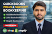 do quickbooks zoho and shopify bookkeeping