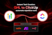 connect your ghl to clickup