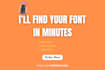 identify any font fast match it and give accurate alternatives