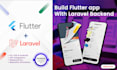 build flutter app with laravel backend