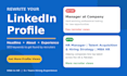 rewrite your linkedin profile, headline and about section
