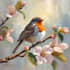 paint any bird you like, wild bird, pets