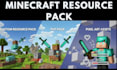 create custom minecraft resource pack texture pack, pvp pack and pixel art asset