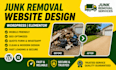 design a responsive junk removal website for your company
