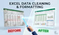 do excel data cleaning, merge, split excel data