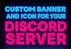 make aesthetic discord banners and icons