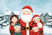create festive holiday christmas design illustration
