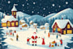 create festive holiday christmas design illustration
