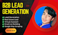 b2b lead research and prospect building service