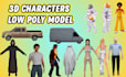 craft retro low poly ps1 game art props animations