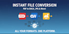 convert your files quickly and accurately