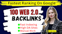 manually create top quality web 2 0 backlink to boost your website