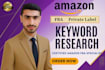 do amazon keyword research for PPC and listing SEO