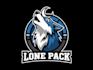 design high quality premium wolf logo with t shirt design