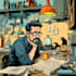 create authentic retro comic illustration