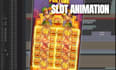 create premium slot game animations, reels, spins and UI motion
