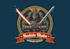 make wonderful samurai knight mascot logo design