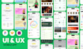 design mobile app UI UX in figma