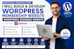 build develop wordpress membership website wordpress business elementor website