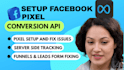 install and setup tracking tools, meta pixel events and conversion API