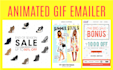 design animated gifs for your email