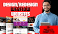 design modern webflow website, webflow expert and webflow developer