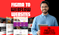 design perfect webflow website, webflow expert, figma and xd
