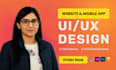 figma website design, website ui ux design, ui ux design