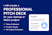 create a professional pitch deck for your startup or web3 project