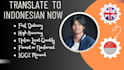 do fast and translation from english to indonesia