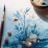 draw digital watercolor children book illustration