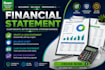 prepare financial statements, cash flow, income statement