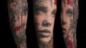 create a tattoo design of tattoo sleeve
