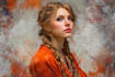 paint digital oil painting portrait