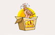 design comical pest control diy subscription logo