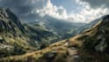 paint a realistic digital landscape illustration