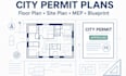 prepare and stamp professional 2d floor plans for us permit approval