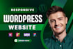 design a modern, fast, responsive wordpress website