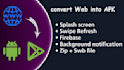 create free a web to apk with clean m3 ui
