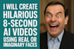 create funny 7 second ai videos using real or imaginary faces