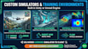 build a custom simulator  in unity or unreal engine