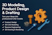 design mechanical parts, assemblies, and engineering cad models