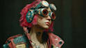 design cyberpunk character, original character design