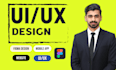 create modern UI UX design for mobile app or website UI