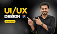 do UI UX design for website and mobile app in figma